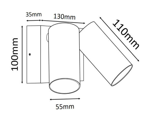 LED DOUBLE SPOTLIGHT