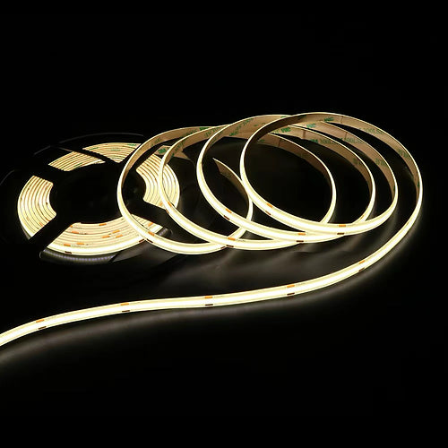 COB LED STRIP 10M DC 24V NO DRIVER WARM WHITE