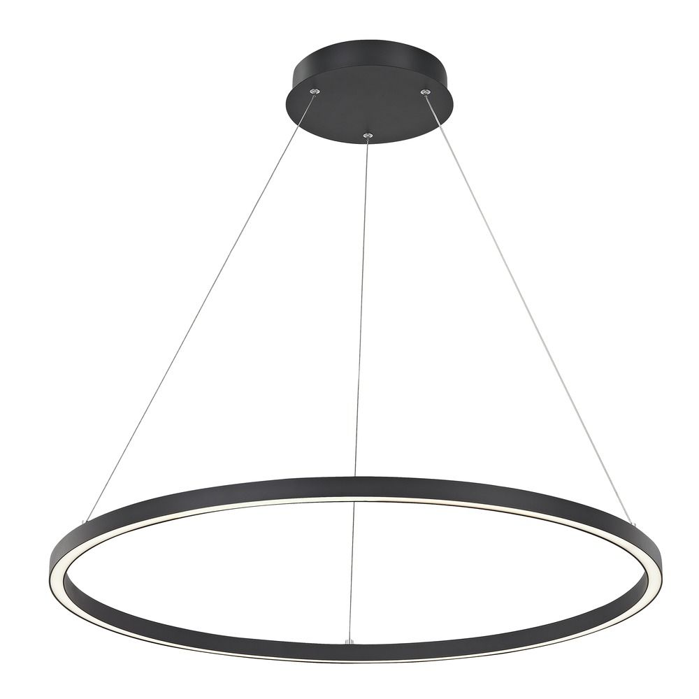 Black Rim One Ring Pendant