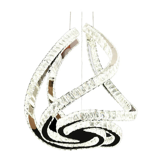 Flame Crystal Ring Pendant