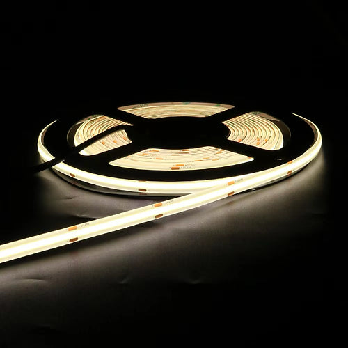 COB LED STRIP 10M DC 24V NO DRIVER WARM WHITE