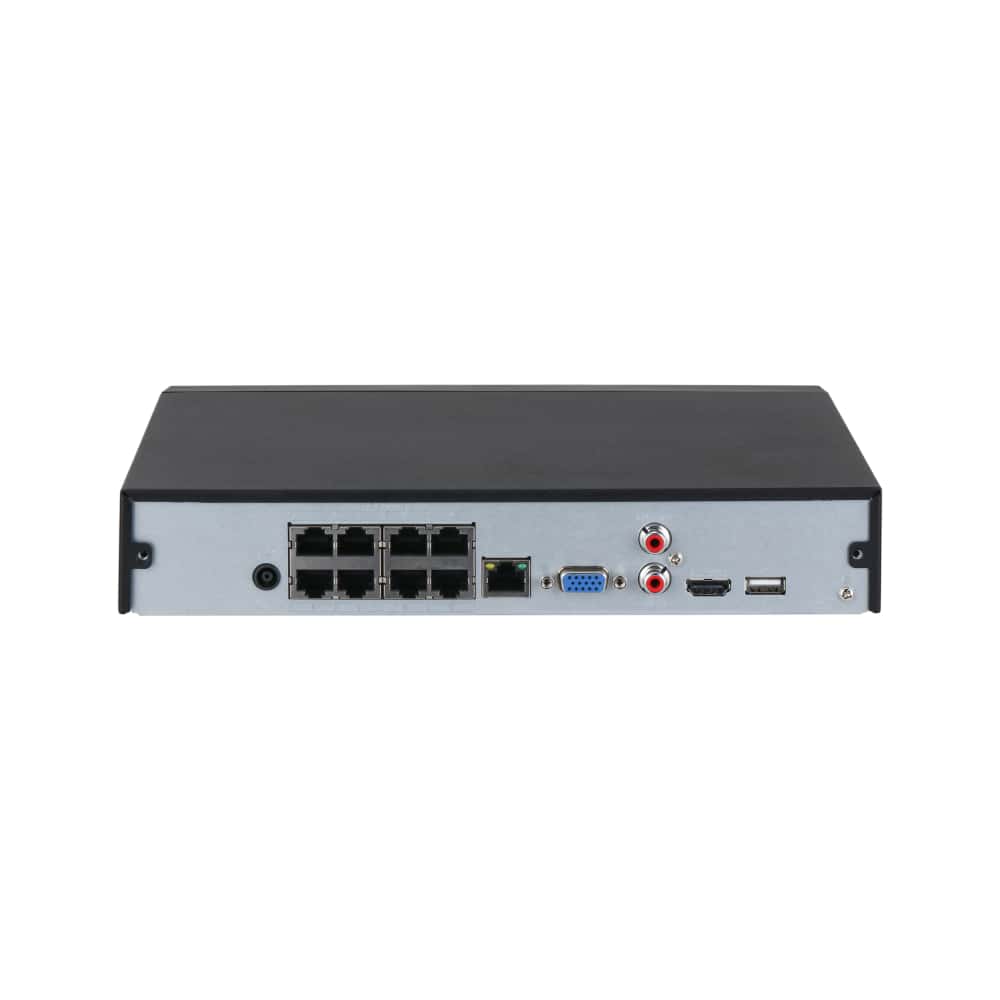 Dahua 8ch NVR Record Up to 16MP, 8 Port PoE,HDMI(4K),SMD4.0, quick pick, P2P (without HDD