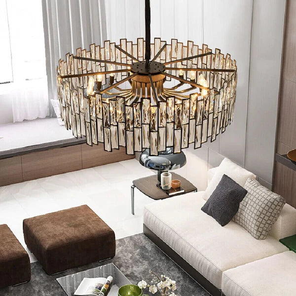 Round Crystal Mosaic Pendants