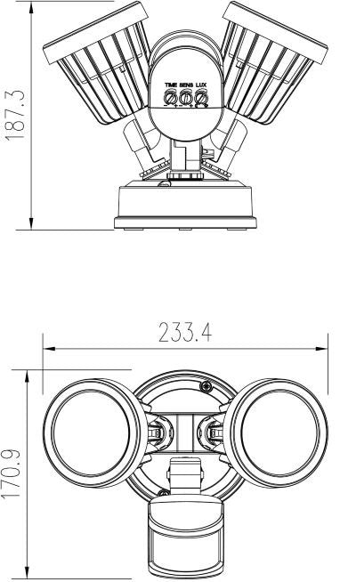DOUBLE SPOTLIGHT SENSOR TRICOLOUR