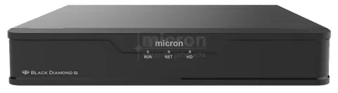 Micron BLACK DIAMOND NVR 8ch With 8 POE Ports. Includes 2Tb HDD