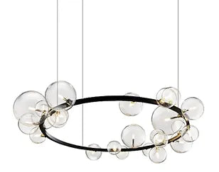 Round Clumped Bulb Pendant