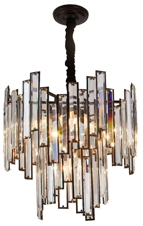Uneven Crystal Mosaic Pendants