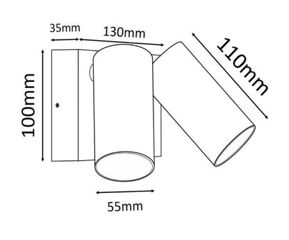 LED DOUBLE SPOTLIGHT