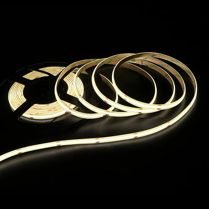 COB LED STRIP 10M DC 24V NO DRIVER WARM WHITE