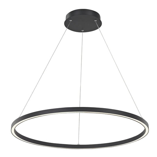 Black Rim One Ring Pendant
