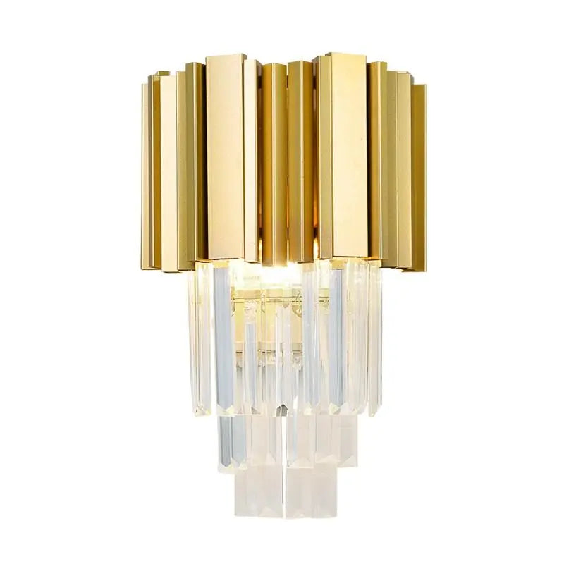 Oval Crystal wall light