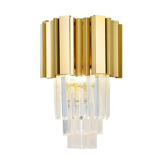 Oval Crystal wall light