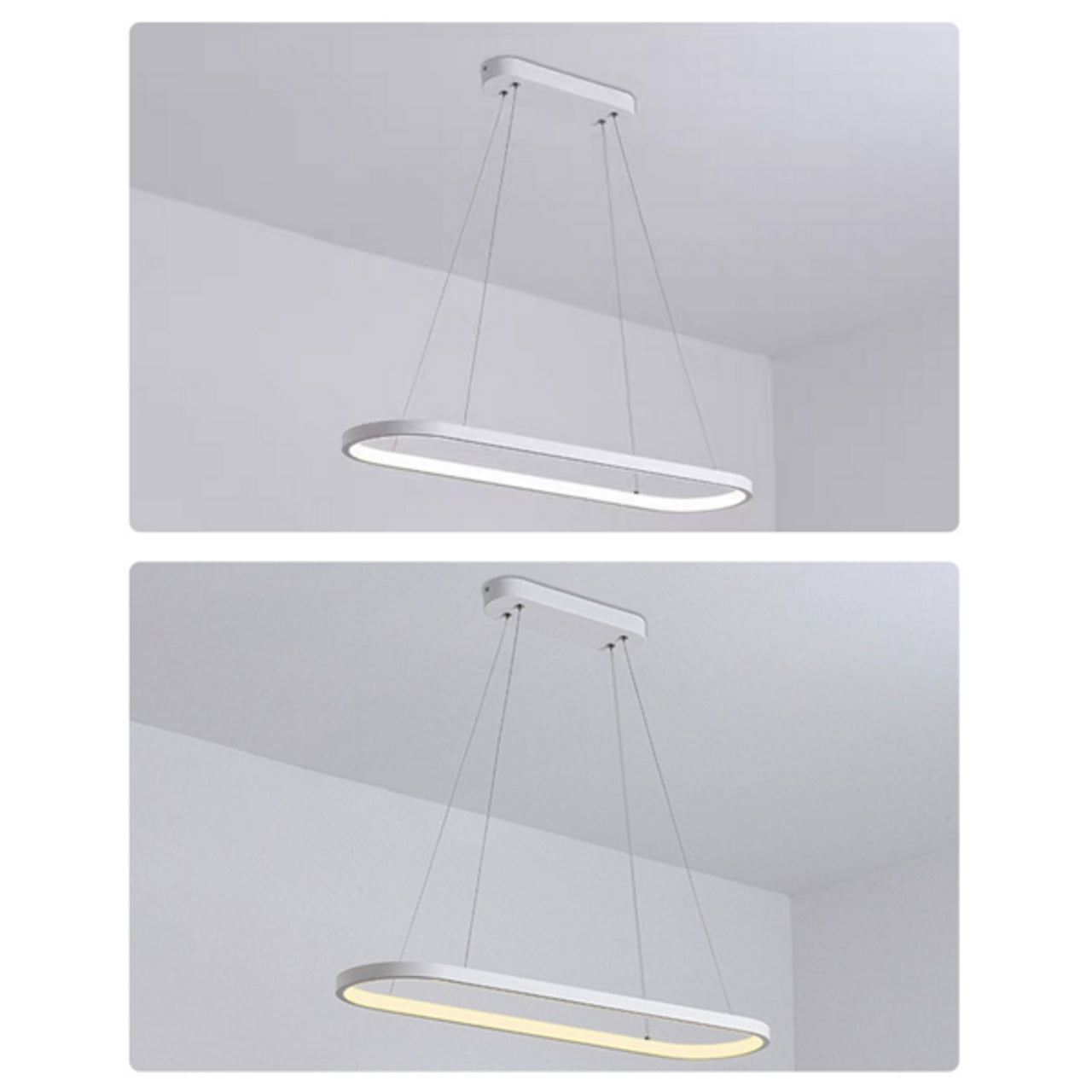 Oval  pendent light