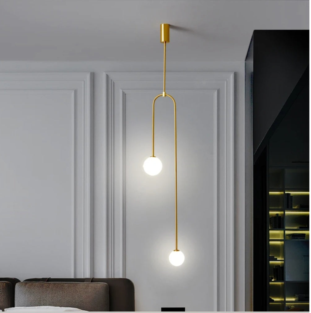 white ball pendent