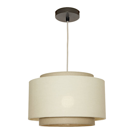 Bern 1lt Medium Pendant  Beige
