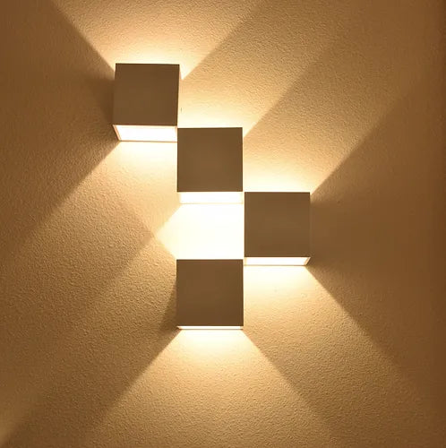 Square Up-Down Wall Light