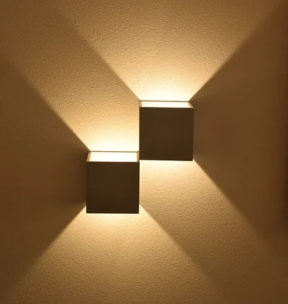 Square Up-Down Wall Light
