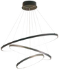 Black Rim Three Ring Pendant