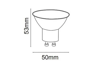 3A 8W GU10 240V LED LAMP COB