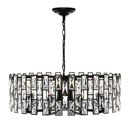 Round Crystal Mosaic Pendants